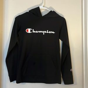 Champion Boys pullover long sleeve TShirt with Hood